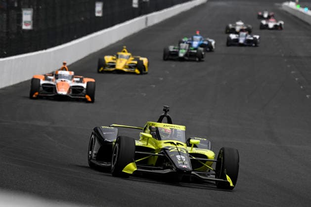 INDIANAPOLIS, IN - MAY 24: Will Power (26) TWG Andretti Global Honda drives into turn one during practice on NTT IndyCar, Indy Car, IRL, USA Series Miller Lite Carb Day on May 22, 2026, at the Indianapolis Motor Speedway in Indianapolis, Indiana. (Photo by Michael Allio Icon Sportswire) AUTO: MAY 22 NTT IndyCar Series Miller Lite Carb Day EDITORIAL USE ONLY Icon116260522026