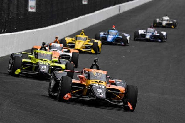 INDIANAPOLIS, IN - MAY 24: Marcus Ericsson (28) Phoenix Inventory Andretti Global Honda drives into turn one during practice on NTT IndyCar, Indy Car, IRL, USA Series Miller Lite Carb Day on May 22, 2026, at the Indianapolis Motor Speedway in Indianapolis, Indiana. (Photo by Michael Allio Icon Sportswire) AUTO: MAY 22 NTT IndyCar Series Miller Lite Carb Day EDITORIAL USE ONLY Icon116260522032