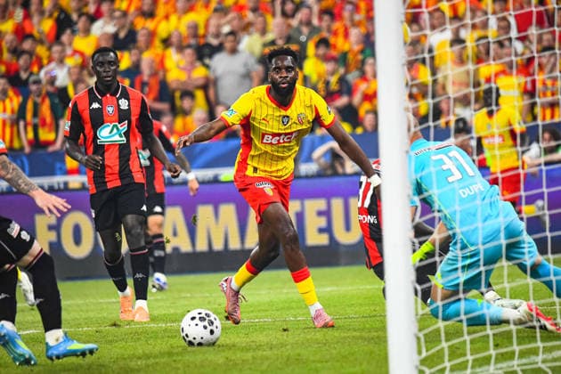 FOOTBALL : RC Lens vs OGC Nice - Coupe de France - Finale - 22 05 2026 Odsonne Edouard (RC Lens) Saint DenisFrance  Copyright: xBaptistexAutissierx