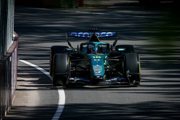 1 (18) Lance Stroll (CAN) - Aston Martin Aramco F1 Team - Aston Martin AMR26 - Honda during the Sprint Qualify of Formula 1 AWS Canadian Grand Prix 2026 at Circuit Gilles Villeneuve in Montreal, Canada. Round 7 of the 2026 FIA Formula One World Championship, WM, Weltmeisterschaft held May 22-24, 2026. The Circuit Gilles Villeneuve on Ile Notre-Dame in Montreal, named after the legendary Ferrari driver, hosts the Sprint format for the seventh round. This event weekend features the F1 Sprint format, with a Sprint Shootout and Sprint Race in addition to the standard qualifying session and Grand Prix. Formula 1 AWS Canadian Grand Prix 2026 - Round 7 - Circuit Gilles Villeneuve F1-2026-R07-CAN