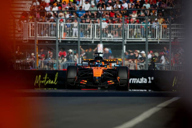 (81) Oscar Piastri (AUS) - McLaren Mastercard F1 Team - McLaren MCL40 - Mercedes during the Sprint Qualify of Formula 1 AWS Canadian Grand Prix 2026 at Circuit Gilles Villeneuve in Montreal, Canada. Round 7 of the 2026 FIA Formula One World Championship, WM, Weltmeisterschaft held May 22-24, 2026. The Circuit Gilles Villeneuve on Ile Notre-Dame in Montreal, named after the legendary Ferrari driver, hosts the Sprint format for the seventh round. This event weekend features the F1 Sprint format, with a Sprint Shootout and Sprint Race in addition to the standard qualifying session and Grand Prix. Formula 1 AWS Canadian Grand Prix 2026 - Round 7 - Circuit Gilles Villeneuve F1-2026-R07-CAN