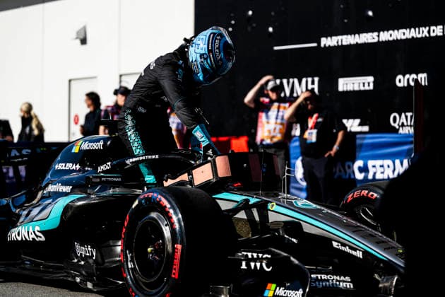 F1 - CANADIAN GRAND PRIX 2026 RUSSELL George (gbr), Mercedes AMG F1 Team W17, portrait during the Formula 1 Grand Prix du Canada 2026, 5th round of the 2026 Formula One World Championship, WM, Weltmeisterschaft from May 22 to 24, 2026 on the Circuit Gilles Villeneuve, in MontrÃ al, Canada - MontrÃ alCanada  Copyright: xCharlyxLopezx