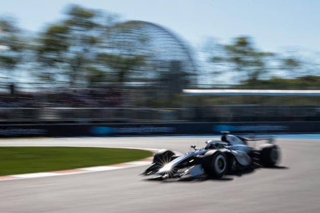 F1 Grand Prix of Canada - Sprint Qualifying MONTREAL, QUEBEC - MAY 22 : Sergio Perez of Mexico and Cadillac Formula 1 Team drives during the Sprint Qualifying ahead of F1 Grand Prix of Canada at Circuit Gilles Villeneuve in Montreal, Quebec, Canada on May 22, 2026. Mert Alper Dervis Anadolu Montreal Canada. Editorial use only. Please get in touch for any other usage.  Copyright: x2026xAnadoluxMertxAlperxDervisx