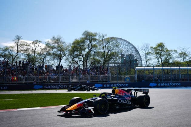 F1 Grand Prix of Canada - Sprint Qualifying MONTREAL, QUEBEC - MAY 22 : Isack Hadjar of France and Oracle Red Bull Racing F1 team drives during the Sprint Qualifying ahead of F1 Grand Prix of Canada at Circuit Gilles Villeneuve in Montreal, Quebec, Canada on May 22, 2026. Mert Alper Dervis Anadolu Montreal Canada. Editorial use only. Please get in touch for any other usage.  Copyright: x2026xAnadoluxMertxAlperxDervisx