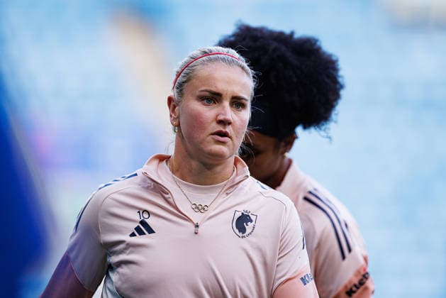 Linsdey Heaps seen during the OL Lyonnes Official Training Session before UEFA Womens Champions League 2026 final (Maciej Rogowski Ball Raw Images) Oslo Ullevaal Stadion Norway Copyright: xMaciejxRogowskix maciejrogowski_22_05_2026_lyoness-15