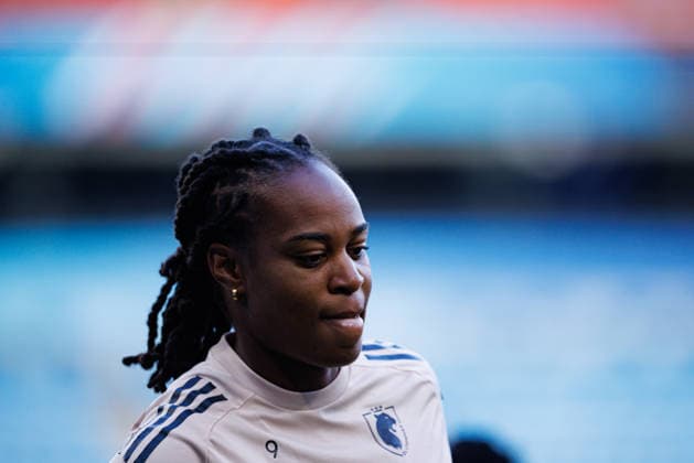 Marie Katoto seen during the OL Lyonnes Official Training Session before UEFA Womens Champions League 2026 final (Maciej Rogowski Ball Raw Images) Oslo Ullevaal Stadion Norway Copyright: xMaciejxRogowskix maciejrogowski_22_05_2026_lyoness-14