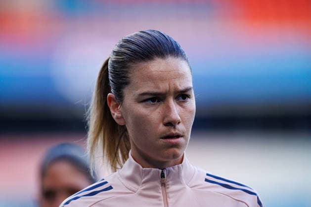 Damaris Egurrola seen during the OL Lyonnes Official Training Session before UEFA Womens Champions League 2026 final (Maciej Rogowski Ball Raw Images) Oslo Ullevaal Stadion Norway Copyright: xMaciejxRogowskix maciejrogowski_22_05_2026_lyoness-20