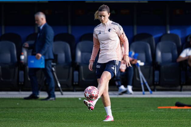 Damaris Egurrola seen during the OL Lyonnes Official Training Session before UEFA Womens Champions League 2026 final (Maciej Rogowski Ball Raw Images) Oslo Ullevaal Stadion Norway Copyright: xMaciejxRogowskix maciejrogowski_22_05_2026_lyoness-47