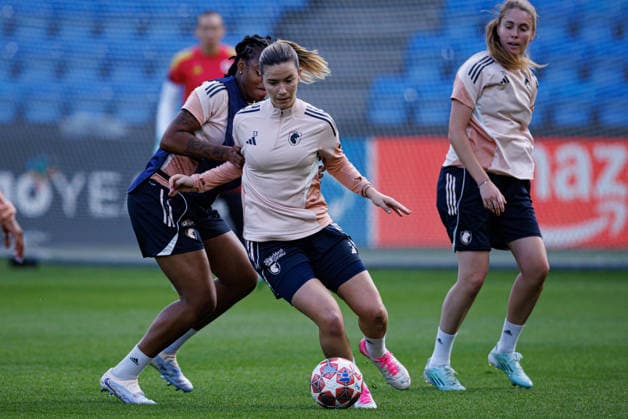 Football, Women, CL, Olympique Lyon, Training