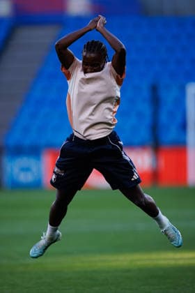 Vicki Becho seen during the OL Lyonnes Official Training Session before UEFA Womens Champions League 2026 final (Maciej Rogowski Ball Raw Images) Oslo Ullevaal Stadion Norway Copyright: xMaciejxRogowskix maciejrogowski_22_05_2026_lyoness-93
