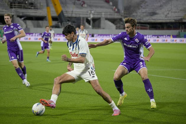 Fußball, Italien, AC Florenz - Atalanta Bergamo FOOTBALL - Serie A - ACF Fiorentina vs Atalanta BC Photo by IPA ABACAPRESS.COM84982778 - RAUL BELLANOVA DANIELE RUGANI during ACF Fiorentina vs Atalanta BC, Italian soccer Serie A match in Florence, Italy, May 22 2026 Florence Italy  Copyright: xIPAxSport ABACAx