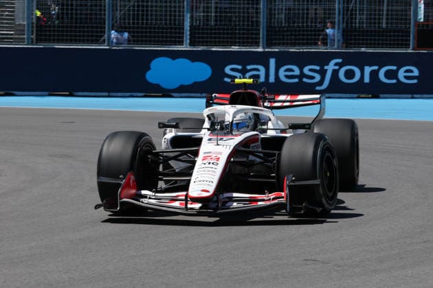 RECORD DATE NOT STATED 22nd May 2026; Circuit Gilles Villeneuve, Montreal, Quebec, Canada; 2026 FIA Formula 1 Canadian Grand Prix, Free Practice Day; Oliver Bearman (87) of Great Britain and TGR Haas F1 Team at turn 10 ArtxVega
