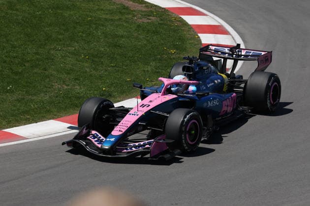 RECORD DATE NOT STATED 22nd May 2026; Circuit Gilles Villeneuve, Montreal, Quebec, Canada; 2026 FIA Formula 1 Canadian Grand Prix, Free Practice Day; Pierre Gasly (10) of France and BWT Alpine Formula One Team at the exit of turn 10 ArtxVega