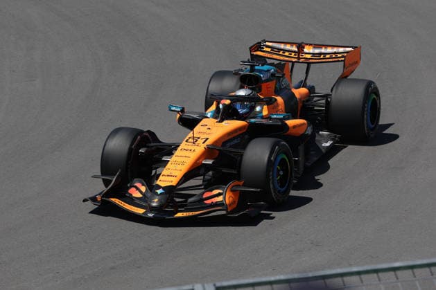 RECORD DATE NOT STATED 22nd May 2026; Circuit Gilles Villeneuve, Montreal, Quebec, Canada; 2026 FIA Formula 1 Canadian Grand Prix, Free Practice Day; Oscar Piastri (81) of Australia and McLaren Mastercard F1 Team at turn 10 ArtxVega