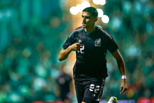 MEXICO NATIONAL TEAM INTERNATIONAL FRIENDLY MEXICO NATIONAL TEAM INTERNATIONAL FRIENDLY MEXICO VS GHANA 22052026 PUEBLA, PUEBLA Action photo of Guillermo Martinez of the Mexico national soccer team, celebrating a goal against Ghana during friendly, held at the Estadio Cuauhtemoc of Puebla, Mexico Action photo of Guillermo Martinez of the Mexico national soccer team, celebrating a goal during friendly game against Ghana, held at the Estadio Cuauhtemoc of Puebla, Mexico PHOTO BY IMAGENSHOP AGENCIA FOTOGRAFICA PUEBLA PUEBLA MEXICO Copyright: xYOALIxMARTINEZx