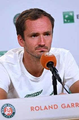 French Open - Daniil Medvedev press conference, PK, Pressekonferenz Daniil Medvedev (RUS) during media day at the 2026 Roland-Garros tournament in Paris, FRANCE, on May 22, 2026. Photo by Corinne Dubreuil ABACAPRESS.COM Paris France  Copyright: xDubreuilxCorinne ABACAx