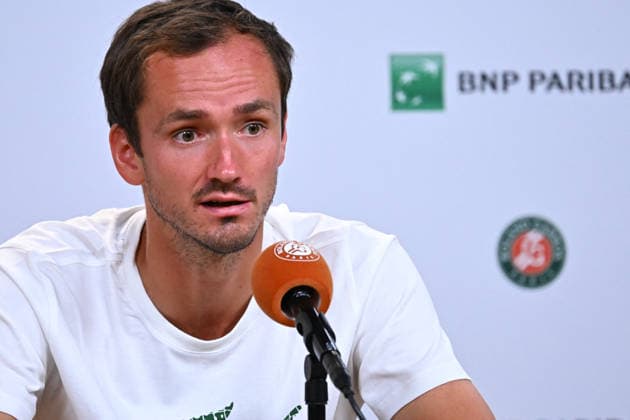 French Open - Daniil Medvedev press conference, PK, Pressekonferenz Daniil Medvedev (RUS) during media day at the 2026 Roland-Garros tournament in Paris, FRANCE, on May 22, 2026. Photo by Corinne Dubreuil ABACAPRESS.COM Paris France  Copyright: xDubreuilxCorinne ABACAx