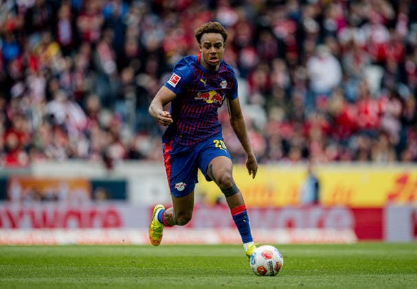 Leipzigs Assan Ouedraogo Soccer 1 Bundesliga, Matchday 34 SC Freiburg RB Leipzig 16 May 2026 Freiburg, Europa Park Stadion SC Freiburg RB Leipzig