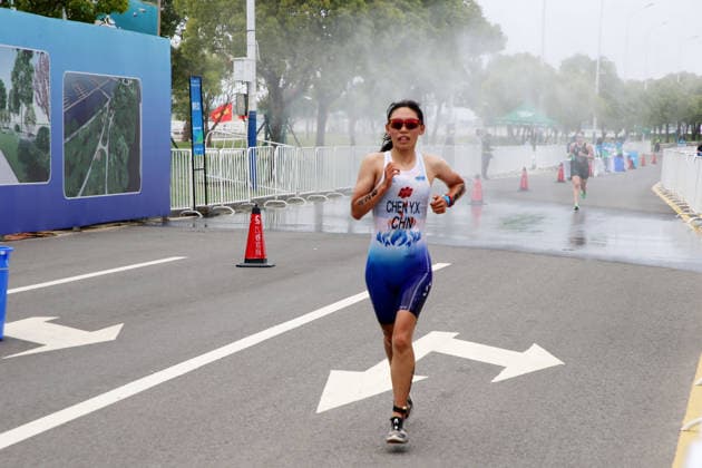 2026 Lianyungang Triathlon Asian Cup Contestants compete in the Excellent Group of the 2026 Lianyungang Triathlon Asian Cup in Lianyungang, Jiangsu Province, China on May 23, 2026. Lianyungang Jiangsu China  Copyright: xCFOTOx i1779547964810