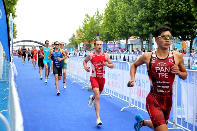 2026 Lianyungang Triathlon Asian Cup Contestants compete in the Excellent Group of the 2026 Lianyungang Triathlon Asian Cup in Lianyungang, Jiangsu Province, China on May 23, 2026. Lianyungang Jiangsu China  Copyright: xCFOTOx i1779547966319