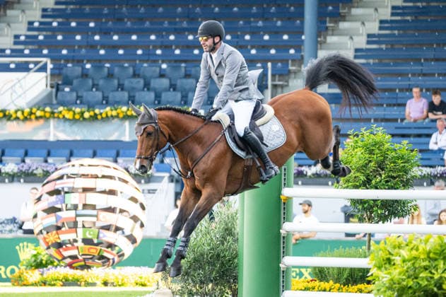181 Philipp Weishaupt on Aberdeen Z (GER) during the TSCHIO 2026 (CHIO 2026) - 2nd Competition Youngster-Tour - CSIYH1* - Jumping competition for young horses at the Allianz Park in Aachen, Germany  Copyright: xMartinxPitschx xSPPx Sportspressphoto_152063