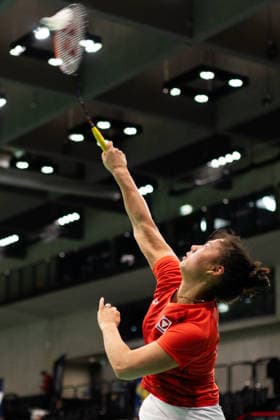 BADMINTON - Austrian Open GRAZ,AUSTRIA,23.MAY.26 - BADMINTON - Austrian Open. Image shows Serena Au Yeong (AUT).  GEPAxpictures xJamesxDoak