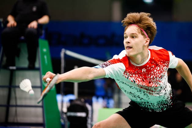 BADMINTON - Austrian Open GRAZ,AUSTRIA,23.MAY.26 - BADMINTON - Austrian Open. Image shows Miklos Kis-Kasza (HUN).  GEPAxpictures xJamesxDoak