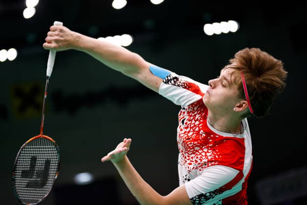 BADMINTON - Austrian Open GRAZ,AUSTRIA,23.MAY.26 - BADMINTON - Austrian Open. Image shows Miklos Kis-Kasza (HUN).  GEPAxpictures xJamesxDoak