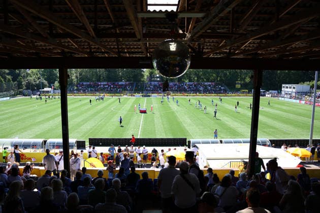 Stadion Hoheluft at the amateur soccer final day I Mens I Lotto Cup I Season 2025 2026 I Final I SC Vorwärts Wacker04 Billstedt HEBC I 23 05 2026 I Stadion Hoheluft