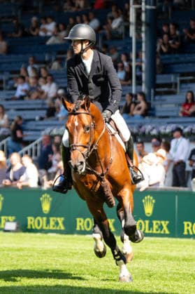 243 Gilles Thomas on Riesling Van T Roosakker (BEL) during the TSCHIO 2026 (CHIO 2026) - Prize of CHIO Aachen CAMPUS - CSI5* - Jumping competition at the Allianz Park in Aachen, Germany  Copyright: xMartinxPitschx xSPPx Sportspressphoto_152091