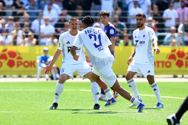 31 Michele Scalzi HEBC celebrates his goal for 0 2 Football I Mens I Lotto Cup I Season 2025 2026 I Final I SC Vorwärts Wacker04 Billstedt HEBC I 23 05 2026 I Stadion Hoheluft