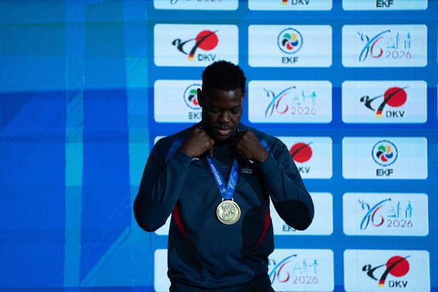 23 05 2026, xhfmx, Karate EKF Senior Championships 2026, Award Ceremony of the Athletes 61st European Karate Championships in Frankfurt DFL DFB REGULATIONS PROHIBIT ANY USE OF PHOTOGRAPHS as IMAGE SEQUENCES and or QUASI VIDEO Frankfurt