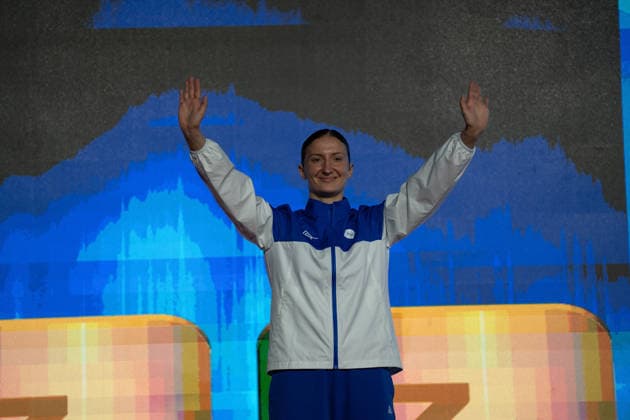 23 05 2026, xhfmx, Karate EKF Senior Championships 2026, Award Ceremony of the Athletes 61st European Karate Championships in Frankfurt DFL DFB REGULATIONS PROHIBIT ANY USE OF PHOTOGRAPHS as IMAGE SEQUENCES and or QUASI VIDEO Frankfurt