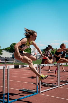 Marlene Meier TSV Bayer 04 Leverkusen, 4, 100m hurdles women , GER, Leichtathletik, Athletics, Kurpfalz Gala, Weinheim, 23 05 2026, GER, Leichtathletik, Athletics, Kurpfalz Gala, Weinheim, 23 05 2026 Weinheim Copyright: xStefanxMayerx EP_SMR