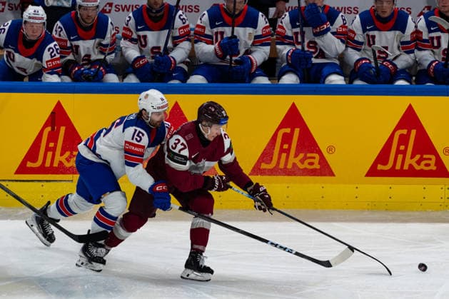Ice hockey, World Championship, Latvia - USA