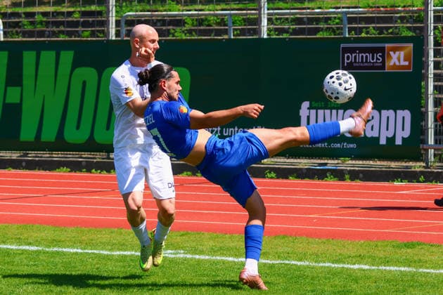 2026 05 23,VSG Altglienicke vs BFC Dynamo, Landespokalfinale , Regionalliga, Mommsenstadion Ogulcan Tezel VSG Altglienicke, 17 , Willi Reincke BFC Dynamo, 28 in duel Berlin Berlin Germany