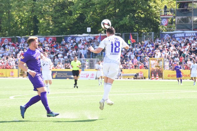 Soccer I Men I Season 2025 2026 I Association Cup I Final I SC Vorwärts Wacker 04 Billstedt Hamburg Eimsbütteler BC I 23 05 2026 Jorma Rudolf Gerhard Eggers 18, HEBC For editorial use only Hamburg Stadion Hoheluft, Lokstedter Steindamm 87 Hamburg Germany Copyright: xLobeca RobertoxSeidelx