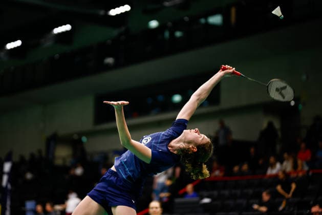 BADMINTON - Austrian Open GRAZ,AUSTRIA,23.MAY.26 - BADMINTON - Austrian Open. Image shows Milena Schider (SUI).  GEPAxpictures xJamesxDoak
