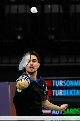 BADMINTON - Austrian Open GRAZ,AUSTRIA,23.MAY.26 - BADMINTON - Austrian Open. Image shows Armin Sarosi (AUT).  GEPAxpictures xJamesxDoak