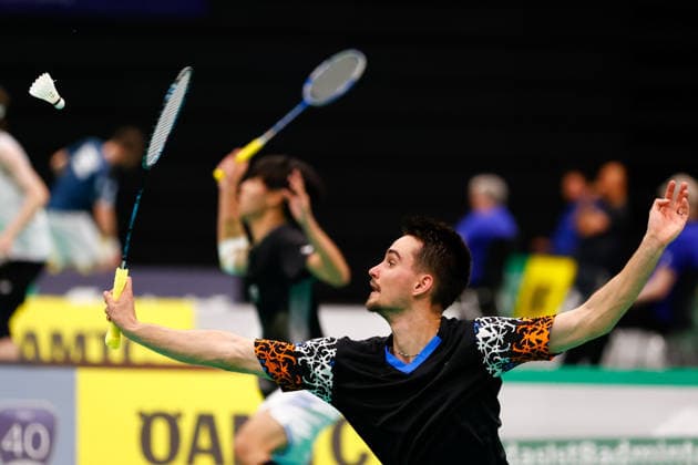 BADMINTON - Austrian Open GRAZ,AUSTRIA,23.MAY.26 - BADMINTON - Austrian Open. Image shows Armin Sarosi (AUT).  GEPAxpictures xJamesxDoak