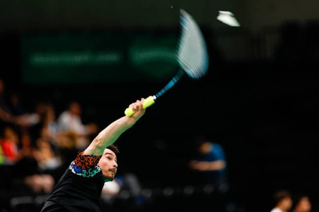 BADMINTON - Austrian Open GRAZ,AUSTRIA,23.MAY.26 - BADMINTON - Austrian Open. Image shows Armin Sarosi (AUT).  GEPAxpictures xJamesxDoak
