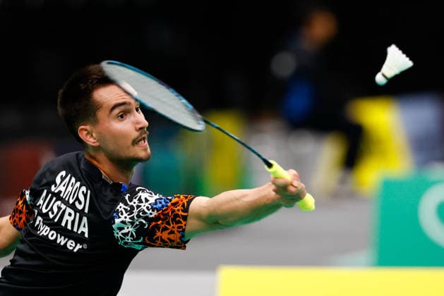 BADMINTON - Austrian Open GRAZ,AUSTRIA,23.MAY.26 - BADMINTON - Austrian Open. Image shows Armin Sarosi (AUT).  GEPAxpictures xJamesxDoak
