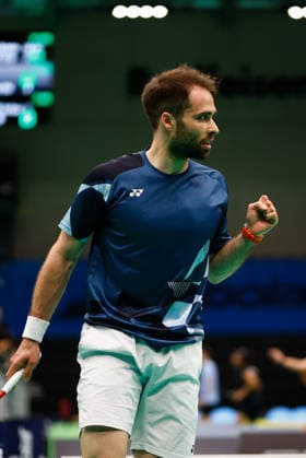 BADMINTON - Austrian Open GRAZ,AUSTRIA,23.MAY.26 - BADMINTON - Austrian Open. Image shows Wolfgang Gnedt (AUT).  GEPAxpictures xJamesxDoak