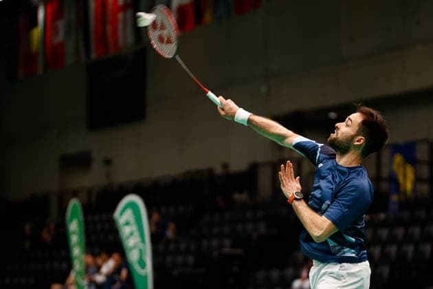 BADMINTON - Austrian Open GRAZ,AUSTRIA,23.MAY.26 - BADMINTON - Austrian Open. Image shows Wolfgang Gnedt (AUT).  GEPAxpictures xJamesxDoak