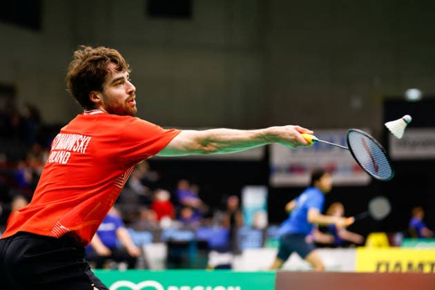 BADMINTON - Austrian Open GRAZ,AUSTRIA,23.MAY.26 - BADMINTON - Austrian Open. Image shows Mikolaj Szymanowski (POL).  GEPAxpictures xJamesxDoak