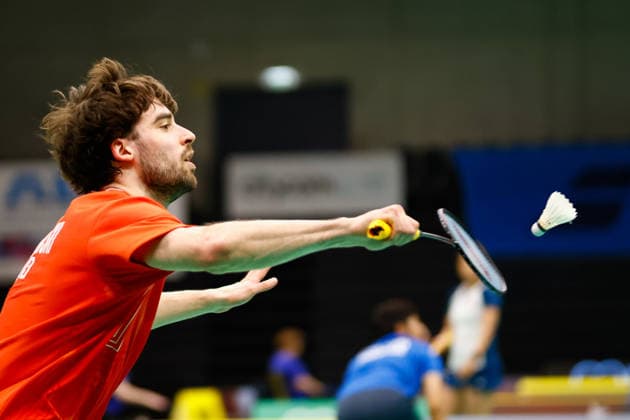 BADMINTON - Austrian Open GRAZ,AUSTRIA,23.MAY.26 - BADMINTON - Austrian Open. Image shows Mikolaj Szymanowski (POL).  GEPAxpictures xJamesxDoak
