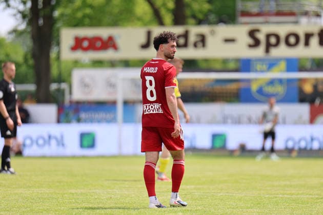 Soccer I Men I Season 2025 2026 I SHFV Lotto Cup I Final I SV Todesfelde 1 FC Phönix Lübeck I 23 05 2026 Fabio Maiolo 8, 1 FC Phönix Lübeck Todesfelde Joda Sportpark Schleswig Holstein Germany Copyright: xLobeca FabianxLamprechtx