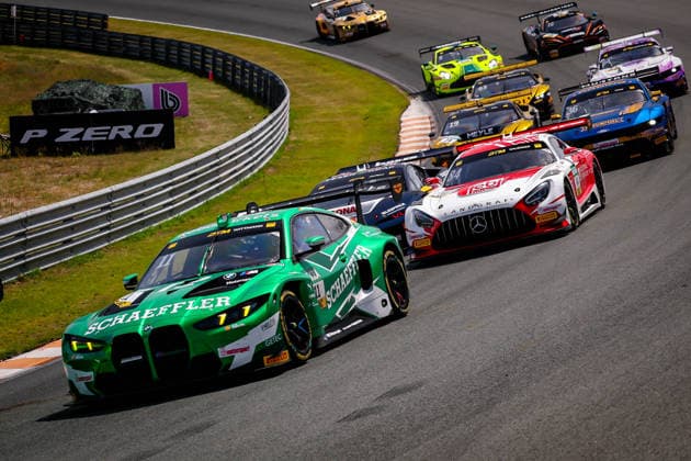 DTM, 3. + 4. Rennen Zandvoort 2026 11 BMW M4 GT3 Evo, Schubert Motorsport: Marco Wittmann, 84 Mercedes-AMG GT3 EVO, Landgraf Motorsport: Tom Kalender- picture by Gruppe C Photography Zandvoort Circuit Park Zandvoort Netherlands Copyright: xGruppexCxPhotographyx