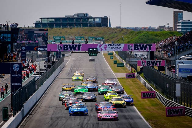 DTM, 3. + 4. Rennen Zandvoort 2026 14 Ferrari 296 GT3 EVO, EMIL FREY RACING: Matteo Cairoli, 22 Mercedes-AMG GT3 EVO, Landgraf Motorsport: Lucas Auer, 69 Ferrari 296 GT3 EVO, EMIL FREY RACING: Thierry Vermeulen- picture by Gruppe C Photography Zandvoort Circuit Park Zandvoort Netherlands Copyright: xGruppexCxPhotographyx