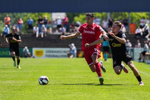 Football, South Baden State Cup, Final, Bahlinger SC - FC 08 Villingen